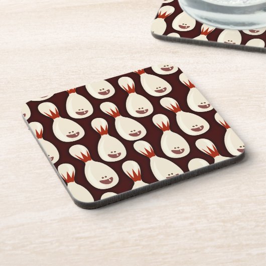 Saucy Bowling Buttone Untersetzer (Linke Seite)