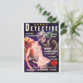 Saucy Detective Postkarte (Stehend Vorderseite)