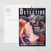 Saucy Detective Postkarte (Vorne/Hinten)