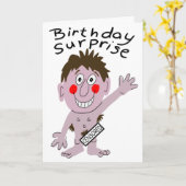Saucy Man Birthday Card Karte (Gelbe Blume)