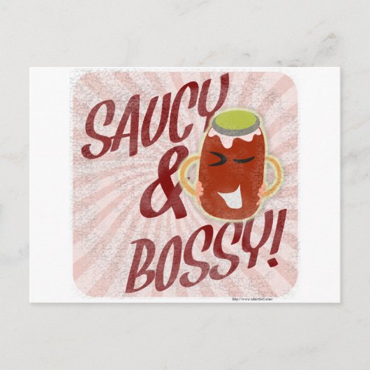 Saucy und Bossy Postkarte (Vorderseite)