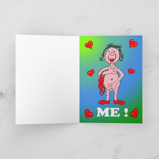 Saucy Valentins Karte (Innenseite)