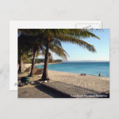 Saud Beach Postkarte (Vorne/Hinten)