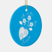 Saudade bedeutet, dass ich dir das portugiesische keramik ornament (Rechts)