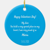 Saudade bedeutet, dass ich dir das portugiesische keramik ornament (Hinten)