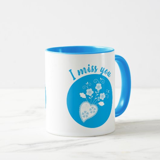 Saudade bedeutet, dass ich dir das portugiesische  tasse (VorderseiteRechts)