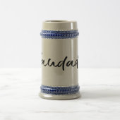 Saudade Black benutzerdefinierbar Bierglas (Mittel)