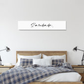 Saudade Black Leinwanddruck (Insitu (Schlafzimmer))