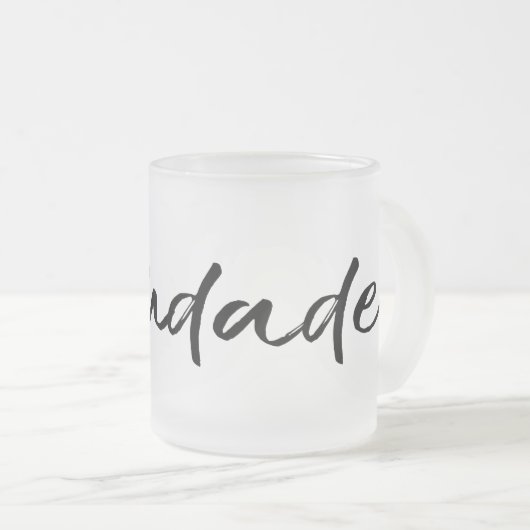 Saudade Black Mattglastasse (VorderseiteRechts)