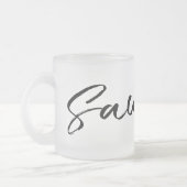 Saudade Black Mattglastasse (Links)