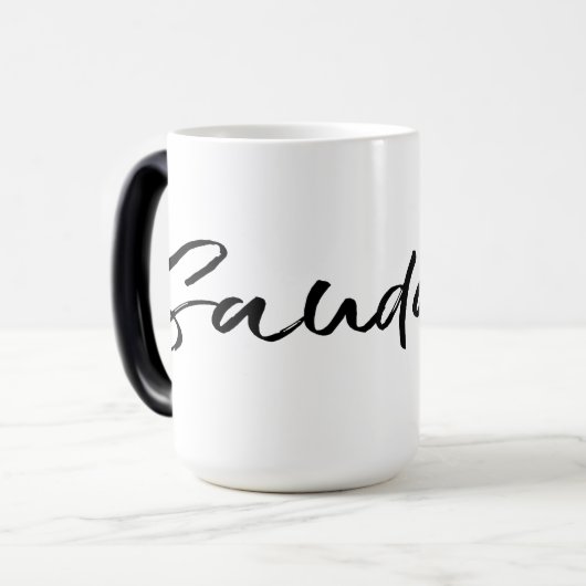 Saudade Black Verwandlungstasse (Vorderseite Links)