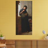 Saudade Longing von Jose Ferraz de Almeida Júnior Leinwanddruck (Insitu (Wohnzimmer))
