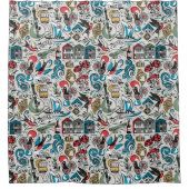 Saudade // populäre Motive aus Portugal Duschvorhang (Vorderseite)