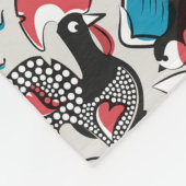 Saudade // populäre Motive aus Portugal Fleecedecke (Ecke)