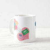 Saudi-amerikanische Tasse (Vorderseite Links)