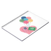 Saudi-amerikanisches Notizbuch Notizblock (Linke Seite)