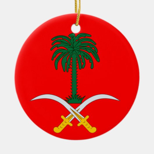 SAUDI ARABIA* Custom Christmas Ornament (Vorne)