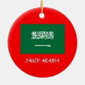 SAUDI ARABIA* Custom Christmas Ornament (Hinten)