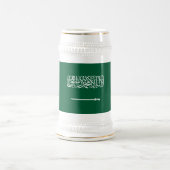 Saudi Arabia Flag Bierglas (Mittel)