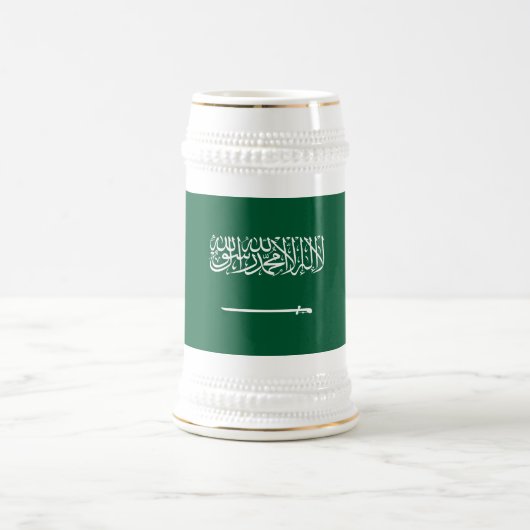 Saudi Arabia Flag Bierglas (Mittel)