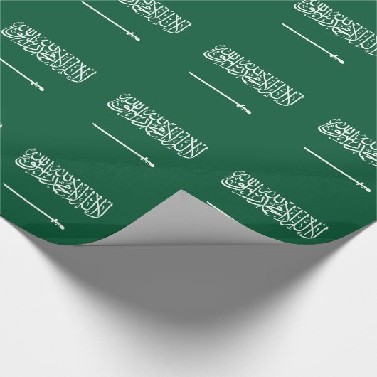 Saudi Arabia Flag Geschenkpapier (Ecke)