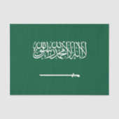 Saudi Arabia Flag Seidenpapier (Vorderseite)