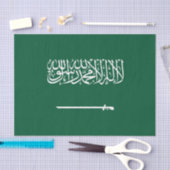 Saudi Arabia Flag Seidenpapier (Handwerk)