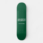 Saudi Arabia Flag Skateboard (Vorderseite)