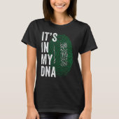 Saudi Arabia It's In My DNA Saudi Fingerprint Saud T-Shirt (Vorderseite)