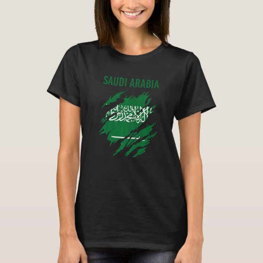 Saudi Arabia Saudi Flag T-Shirt (Vorderseite)
