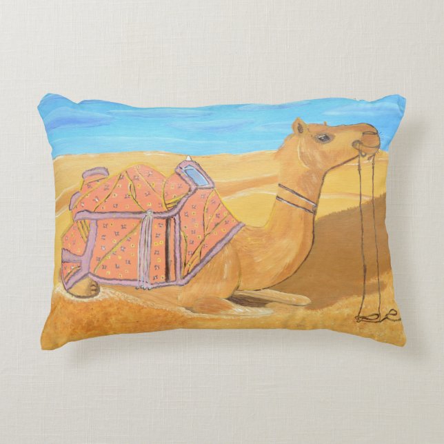 Saudi Arabian Camel Pillow Dekokissen (Vorderseite)