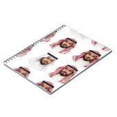 Saudi Arabian Men Portrait Pattern Notizblock (Linke Seite)