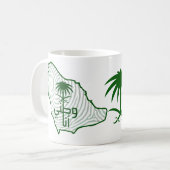 Saudi-Arabian National Day Coffee Tasse (Vorderseite Links)