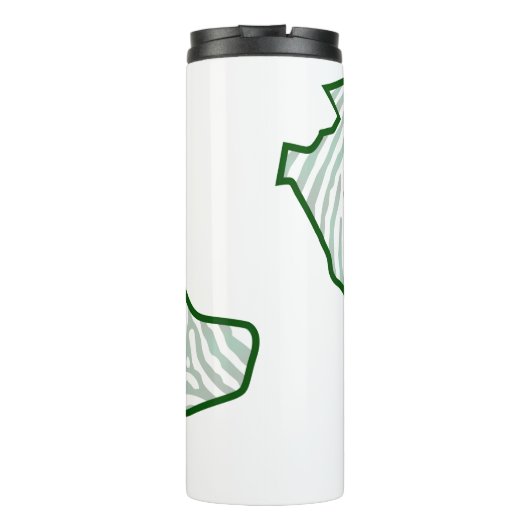Saudi-Arabian National Day Thermal Tumbler Thermosbecher (Rückseite)