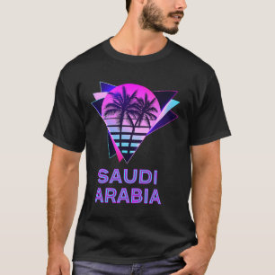 Saudi-Arabien 80er Palm Tree Retro Saudi Arabian S T-Shirt