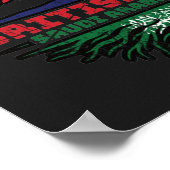 Saudi-Arabien Arabien Vereinigtes Königreich Verei Poster (Ecke)