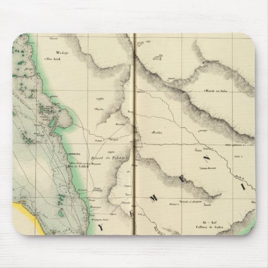 Saudi-Arabien, Asien 100 Mousepad (Vorne)