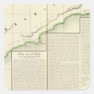 Saudi-Arabien, Asien 101 Quadratischer Aufkleber