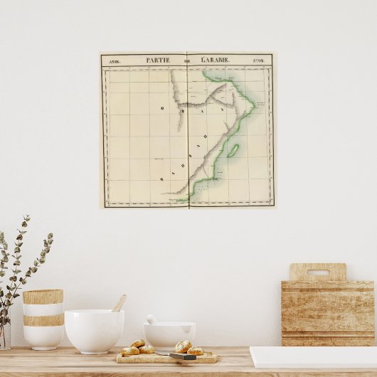 Saudi-Arabien, Asien 92 Poster (Küche)