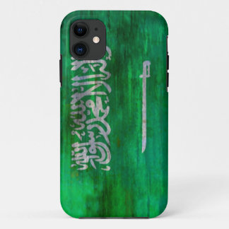 Saudi-Arabien beunruhigte saudi-arabische Flagge iPhone 11 Hülle
