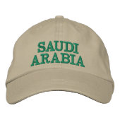 Saudi-Arabien Custom bestickter Hut (Vorderseite)