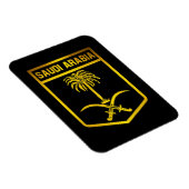 Saudi-Arabien-Emblem Magnet (Rechte Seite)