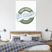 Saudi-Arabien-Entdecker ins Abenteuerlogo Leinwanddruck (Insitu (Schlafzimmer))