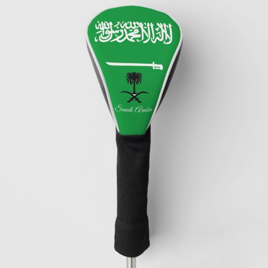Saudi-Arabien Flag Golf Head Cover Headcover (Vorderseite)