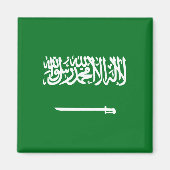 Saudi-Arabien Flag Magnet (Vorne)