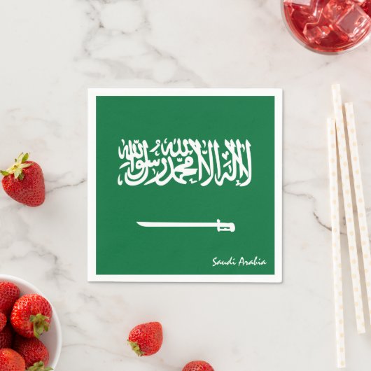 Saudi-Arabien - Flag Party-Mode /Sportfans Serviette (Beispiel)