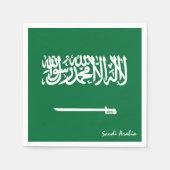 Saudi-Arabien - Flag Party-Mode /Sportfans Serviette (Vorderseite)