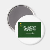 Saudi-Arabien-Flagge Alt2 Magnet (Vorderseite/Rückseite)