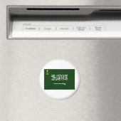 Saudi-Arabien-Flagge Alt2 Magnet (In Situ (Geschirrspüler))