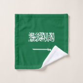 Saudi-Arabien-Flagge Badhandtuch Set (Waschlappen)